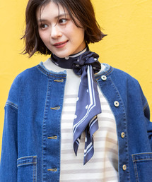 Petit Honfleur（プチオンフルール）の「スカーフ＆シュシュ【セットアイテム】（バンダナ/スカーフ）」