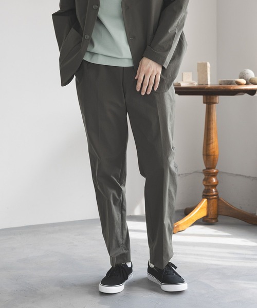 GLOBAL WORK（グローバルワーク）の「シーズンレステック/スラックス/643121（スラックス・メンズ・チャコールグレー/ブラック・SMALL/X-LARGE/LARGE/MEDIUM）」の2枚目の写真