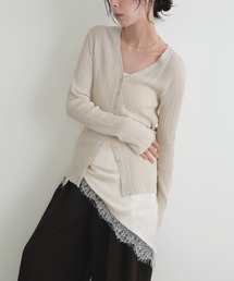 LIAN（リアン）の「サテンレースストール（バンダナ/スカーフ）」