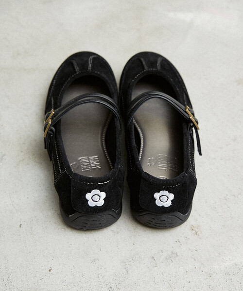 MARY QUANT × PUBLUX/マリークワント フェイクスエード メリージェーン