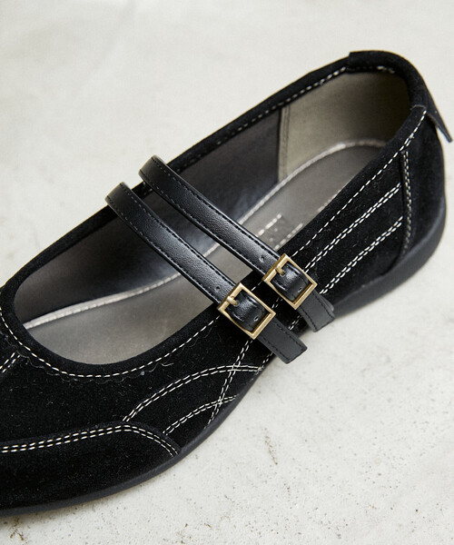 MARY QUANT(マリークワント)の「【間も無く待望の再入荷!】MARY QUANT × PUBLUX/マリークワント フェイクスエード メリージェーンスニーカー 限定展開(スニーカー・レディース・ブラック/ブラウン・23/23.5/24/24.5)」の19枚目の写真