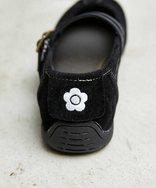 MARY QUANT × PUBLUX/マリークワント フェイクスエード メリージェーン