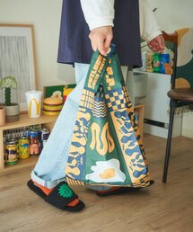 BIRTHDAY BAR（バースデイバー）の「【クリエイター「FLINT MASON」× BIRTHDAY BAR 初コラボ!】POTLUCK PASTA PARTYエコバッグ（エコバッグ/サブバッグ）」