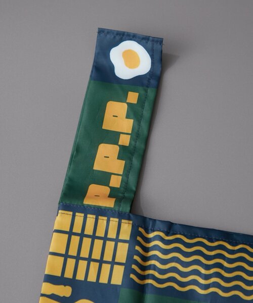 BIRTHDAY BAR(バースデイバー)の「【クリエイター「FLINT MASON」× BIRTHDAY BAR 初コラボ!】POTLUCK PASTA PARTYエコバッグ(エコバッグ/サブバッグ・レディース・ネイビー/オレンジ・0)」の10枚目の写真