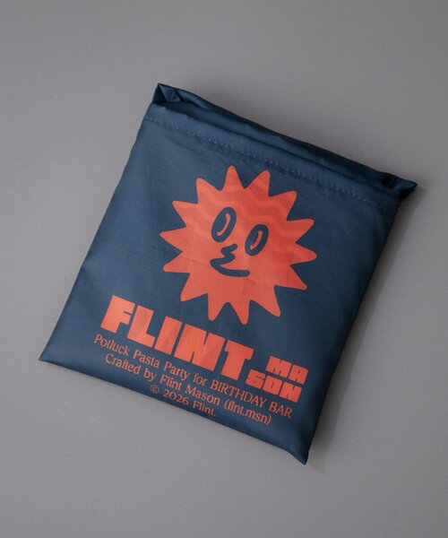 BIRTHDAY BAR(バースデイバー)の「【クリエイター「FLINT MASON」× BIRTHDAY BAR 初コラボ!】POTLUCK PASTA PARTYエコバッグ(エコバッグ/サブバッグ・レディース・ネイビー/オレンジ・0)」の13枚目の写真