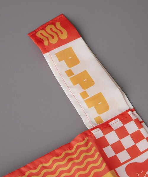 BIRTHDAY BAR(バースデイバー)の「【クリエイター「FLINT MASON」× BIRTHDAY BAR 初コラボ!】POTLUCK PASTA PARTYエコバッグ(エコバッグ/サブバッグ・レディース・ネイビー/オレンジ・0)」の22枚目の写真