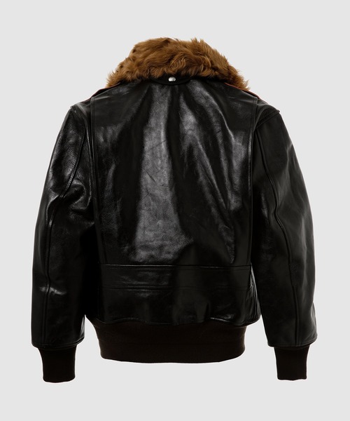 SUGARHILL(シュガーヒル)の「SHRINK LEATHER G-1 JACKET(その他アウター・メンズ・ブラック・2)」の2枚目の写真