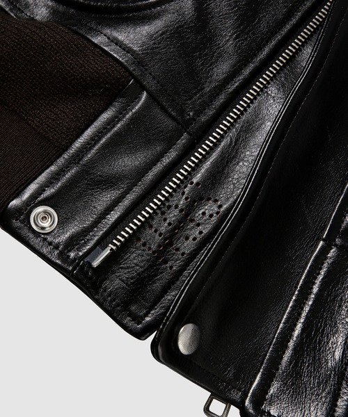 SUGARHILL(シュガーヒル)の「SHRINK LEATHER G-1 JACKET(その他アウター・メンズ・ブラック・2)」の16枚目の写真