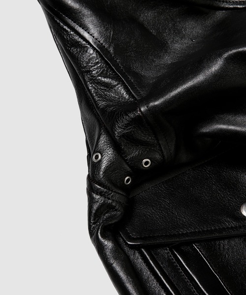 SUGARHILL(シュガーヒル)の「SHRINK LEATHER G-1 JACKET(その他アウター・メンズ・ブラック・2)」の12枚目の写真