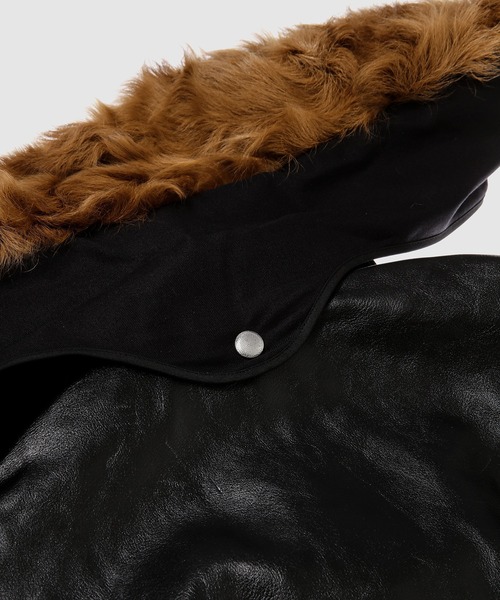SUGARHILL(シュガーヒル)の「SHRINK LEATHER G-1 JACKET(その他アウター・メンズ・ブラック・2)」の5枚目の写真