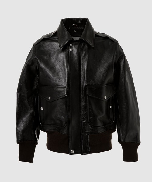 SUGARHILL(シュガーヒル)の「SHRINK LEATHER G-1 JACKET(その他アウター・メンズ・ブラック・2)」の8枚目の写真