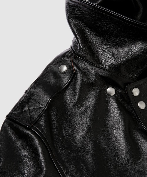 SUGARHILL(シュガーヒル)の「SHRINK LEATHER G-1 JACKET(その他アウター・メンズ・ブラック・2)」の10枚目の写真