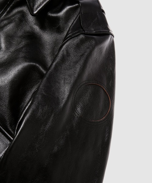 SUGARHILL(シュガーヒル)の「SHRINK LEATHER G-1 JACKET(その他アウター・メンズ・ブラック・2)」の11枚目の写真