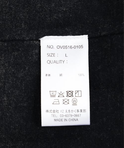 over print(オーバープリント)の「overprint/オーバープリント/別注pigment SHOPPER Tee(Tシャツ/カットソー・レディース・チャコールグレー・L/M/S/XL)」の2枚目の写真