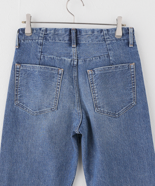 TANAKA（タナカ）の「【TANAKA / タナカ】NEW CLASSIC JEAN TROUSERS（デニムパンツ・レディース・ブルー・28/27/26）」の4枚目の写真