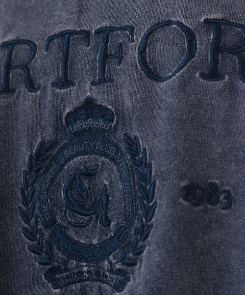 enhaut(アンオート)の「パウダー加工 天竺編み 袖ボリューム HART FORD 刺繍 Tシャツ ロンT(Tシャツ/カットソー・レディース・アイボリー/ライトベージュ/チャコールグレー/ネイビー・FREE)」の18枚目の写真