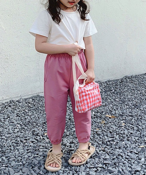 aimoha(アイモハ)の「【aimoha-KIDS-】ベーシック半袖Tシャツ (SS)(Tシャツ/カットソー・キッズ・ホワイト/ベージュ・110/90/100/150/140/130/120)」の5枚目の写真