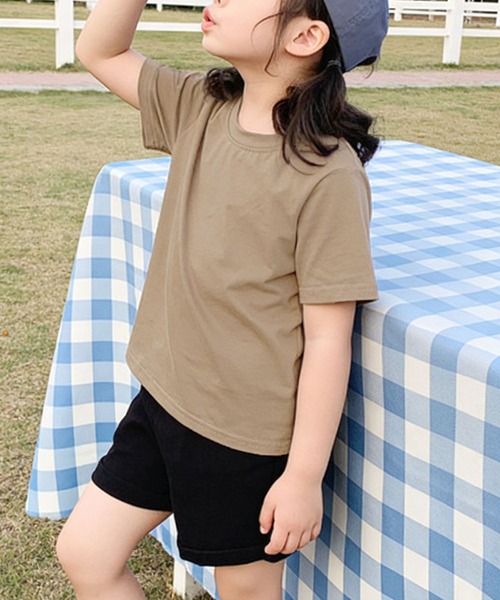 aimoha(アイモハ)の「【aimoha-KIDS-】ベーシック半袖Tシャツ (SS)(Tシャツ/カットソー・キッズ・ホワイト/ベージュ・110/90/100/150/140/130/120)」の11枚目の写真