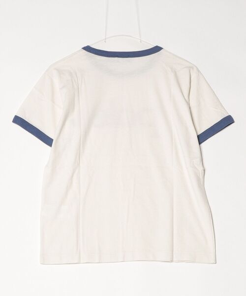 POLO RALPH LAUREN（ポロ ラルフ ローレン）の「ロゴ コットン ジャージー リンガー Tシャツ（Tシャツ/カットソー・レディース・ホワイト・S/M/L/XL）」の8枚目の写真