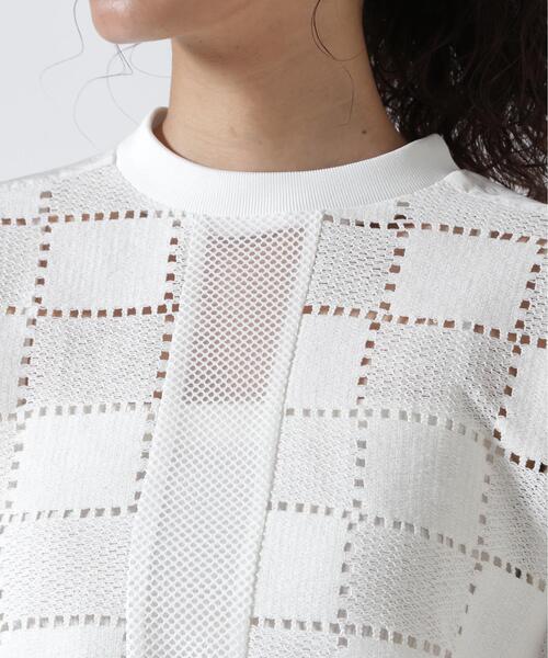 ROYAL FLASH（ロイヤルフラッシュ）の「AULA AILA/アウラアイラ/SQUARE LACE PULLOVER（Tシャツ/カットソー・レディース・ホワイト/ブラック・0）」の15枚目の写真