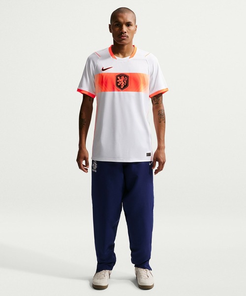 NIKE(ナイキ)の「NIKE KNVB M NK DF JSY SS STAD AW / ナイキ KNVB DF JSY STAD AW SS トップ 【SP】(Tシャツ/カットソー・メンズ・ホワイト・M/L/XL/XXL)」の5枚目の写真