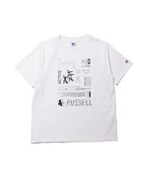 【RUSSEL】211261-002 Wmns Campus Jersey S/S Graphic T CONVENIENCE YOUNG