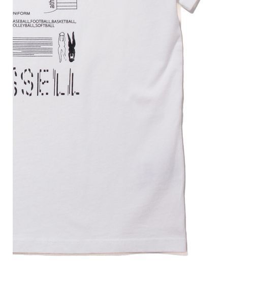 RUSSELL(ラッセル)の「【RUSSEL】211261-002 Wmns Campus Jersey S/S Graphic T CONVENIENCE YOUNG(Tシャツ/カットソー・レディース・ホワイト・F)」の3枚目の写真