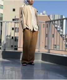 CrawLey edge（クローリーエッジ）の「【CrawLey edge/  クローリーエッジ】 Cotton Check Band Collar Shirt/ コットン チェック バンドカラー シャツ（シャツ/ブラウス）」