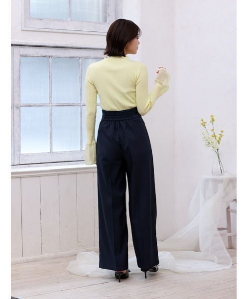 fifth(フィフス)の「【cho____07セレクト】 ハイウエストマリンワイドパンツ(その他パンツ・レディース・ライトベージュ/ネイビー・XS/M)」の19枚目の写真