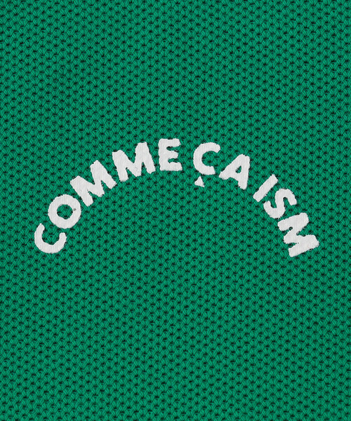COMME CA ISM(コムサイズム)の「鹿の子ポロ襟 おしりパッチ ツーウェイオール(ロンパース・キッズ・サックスブルー/グリーン/レッド/ホワイト/ネイビー・60-80cm)」の15枚目の写真