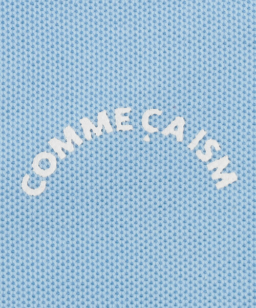 COMME CA ISM(コムサイズム)の「鹿の子ポロ襟 おしりパッチ ツーウェイオール(ロンパース・キッズ・サックスブルー/グリーン/レッド/ホワイト/ネイビー・60-80cm)」の16枚目の写真