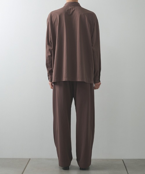 KANEMASA PHIL.（カネマサフィル）の「【KANEMASA PHIL./カネマサフィル】36G Nylon Tuck Easy Pants（スラックス・メンズ・ブラック/ブラウン・L/M）」の17枚目の写真