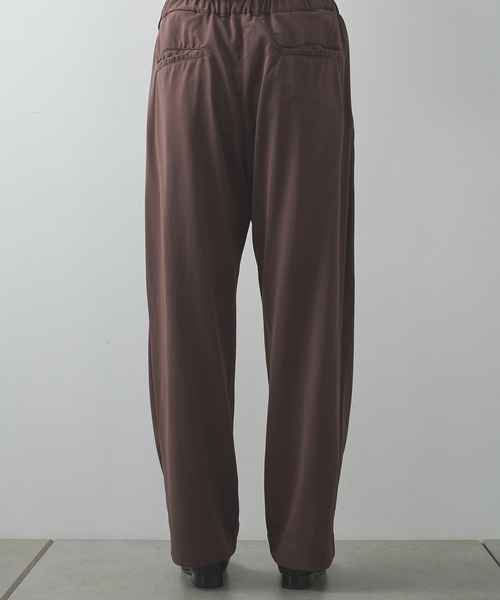 KANEMASA PHIL.（カネマサフィル）の「【KANEMASA PHIL./カネマサフィル】36G Nylon Tuck Easy Pants（スラックス・メンズ・ブラック/ブラウン・L/M）」の20枚目の写真