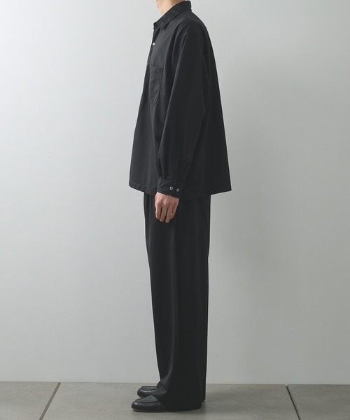KANEMASA PHIL.（カネマサフィル）の「【KANEMASA PHIL./カネマサフィル】36G Nylon Tuck Easy Pants（スラックス・メンズ・ブラック/ブラウン・L/M）」の7枚目の写真
