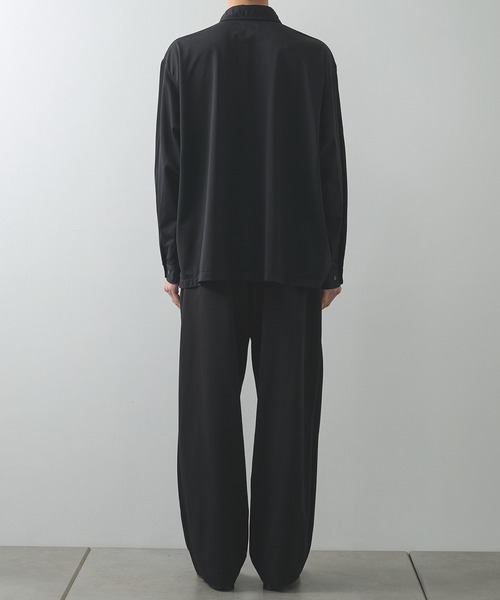 KANEMASA PHIL.（カネマサフィル）の「【KANEMASA PHIL./カネマサフィル】36G Nylon Tuck Easy Pants（スラックス・メンズ・ブラック/ブラウン・L/M）」の8枚目の写真