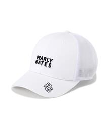 PEARLY GATES（パーリーゲイツ）の「【PEARLY GATES】ＰＧｉｓＰＧ　メッシュ×リサイクルツイルＣＡＰ（キャップ）」