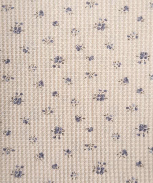 JEMORGAN（ジェーイーモーガン）の「【87】【JEMORGAN/ジェーイーモーガン】花柄 ワッフルヘンリーネックTシャツ/レディース/26SUMMER NEW（Tシャツ/カットソー・レディース・ブルー/パープル/ネイビー/ブラック/ピンク・FREE）」の9枚目の写真
