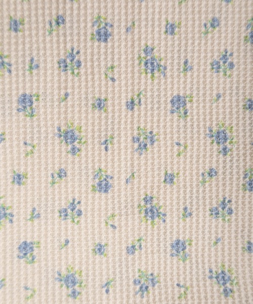 JEMORGAN（ジェーイーモーガン）の「【87】【JEMORGAN/ジェーイーモーガン】花柄 ワッフルヘンリーネックTシャツ/レディース/26SUMMER NEW（Tシャツ/カットソー・レディース・ブルー/パープル/ネイビー/ブラック/ピンク・FREE）」の11枚目の写真
