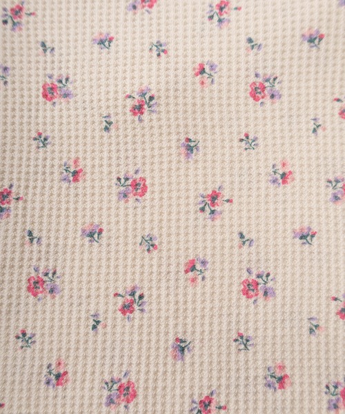 JEMORGAN（ジェーイーモーガン）の「【87】【JEMORGAN/ジェーイーモーガン】花柄 ワッフルヘンリーネックTシャツ/レディース/26SUMMER NEW（Tシャツ/カットソー・レディース・ブルー/パープル/ネイビー/ブラック/ピンク・FREE）」の12枚目の写真