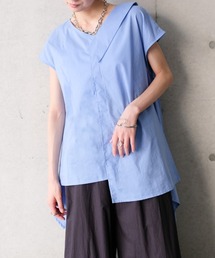DOLLUPOOPS | Asymmetric Sleeveless Blouse(アシンメトリーノースリーブブラウス)(シャツ/ブラウス)