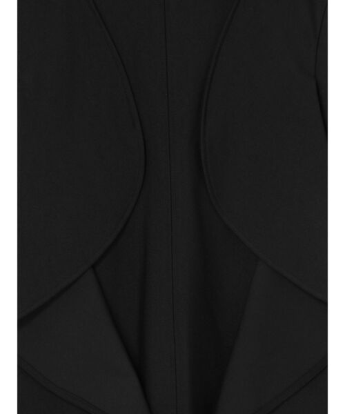 UN3D.(アンスリード)の「WAVE RUFFLE JERSEY TOP / ウェーブラッフルジャージートップ(Tシャツ/カットソー・レディース・ホワイト/カーキ/ブラック・38/36)」の10枚目の写真