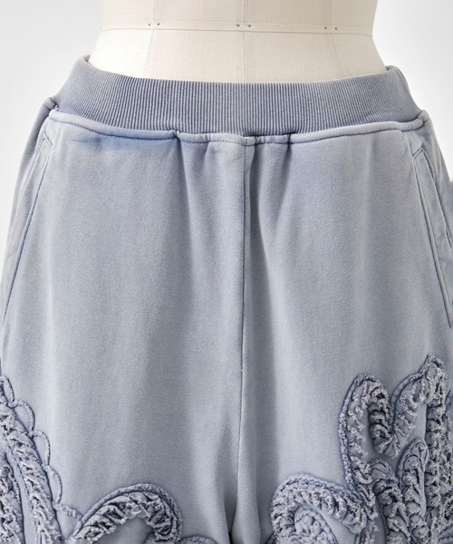 TAAKK(ターク)の「【TAAKK/ターク】Sweat Wide Pants/スウェットワイドパンツ/ウォッシャブル(スウェットパンツ・レディース・ブラック/ブルー・1)」の7枚目の写真