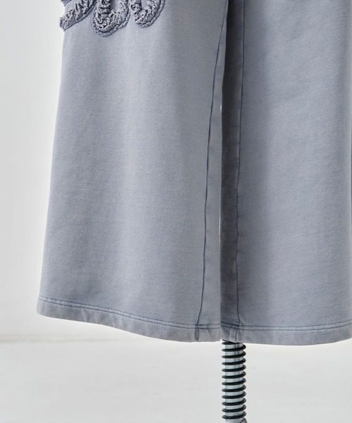 TAAKK(ターク)の「【TAAKK/ターク】Sweat Wide Pants/スウェットワイドパンツ/ウォッシャブル(スウェットパンツ・レディース・ブラック/ブルー・1)」の12枚目の写真