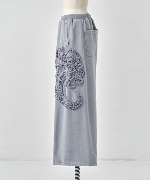 TAAKK(ターク)の「【TAAKK/ターク】Sweat Wide Pants/スウェットワイドパンツ/ウォッシャブル(スウェットパンツ・レディース・ブラック/ブルー・1)」の5枚目の写真