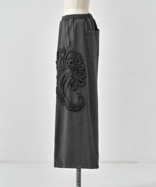 TAAKK(ターク)の「【TAAKK/ターク】Sweat Wide Pants/スウェットワイドパンツ/ウォッシャブル(スウェットパンツ・レディース・ブラック/ブルー・1)」の3枚目の写真