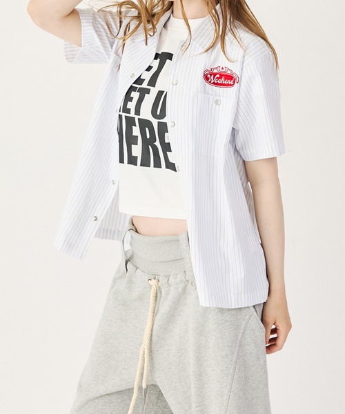 FTW(エフティダブリュー)の「ASSORT S/S SHIRTS(シャツ/ブラウス・レディース・ストライプ/チェック・SMALL/MEDIUM/LARGE)」の2枚目の写真