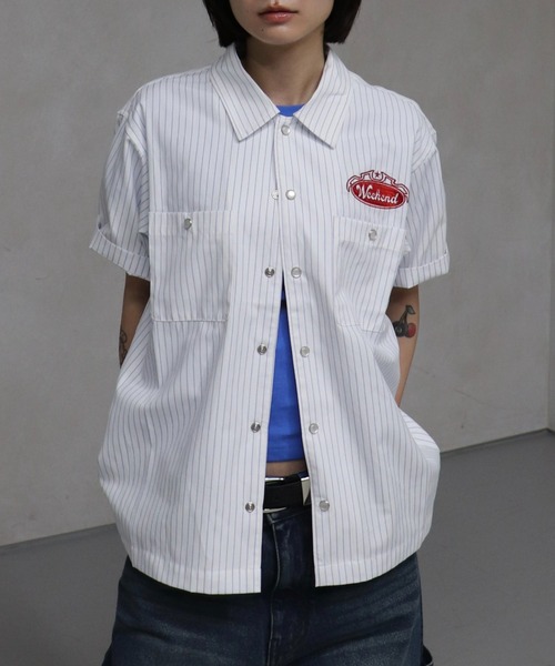 FTW(エフティダブリュー)の「ASSORT S/S SHIRTS(シャツ/ブラウス・レディース・ストライプ/チェック・SMALL/MEDIUM/LARGE)」の11枚目の写真