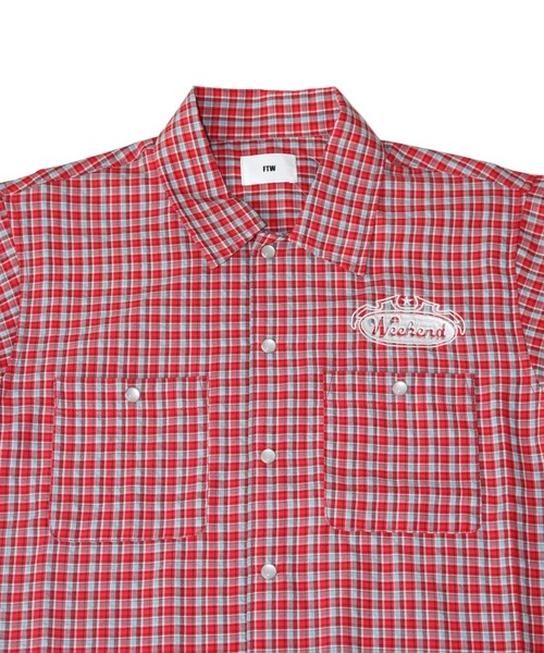 FTW(エフティダブリュー)の「ASSORT S/S SHIRTS(シャツ/ブラウス・レディース・ストライプ/チェック・SMALL/MEDIUM/LARGE)」の9枚目の写真