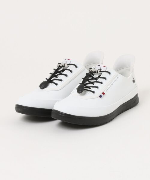 le coq sportif（ルコックスポルティフ）の「LCS アルマ R SI（スニーカー・レディース・ホワイト×ブラック/ブラック×ホワイト・25.0cm/24.0cm/23.0cm）」の2枚目の写真