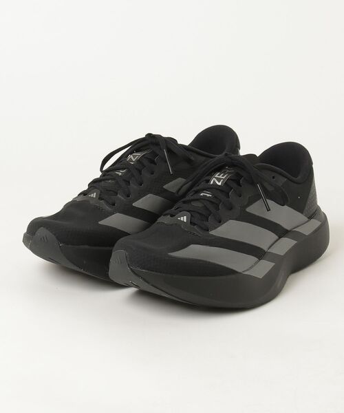 adidas(アディダス)の「adidas ADIZERO EVO SL WOVEN アディダス アディゼロ EVO SL ウーブン(その他シューズ・レディース・ブラック/ホワイト・23.5cm/24cm/24.5cm/25cm/25.5cm)」の2枚目の写真